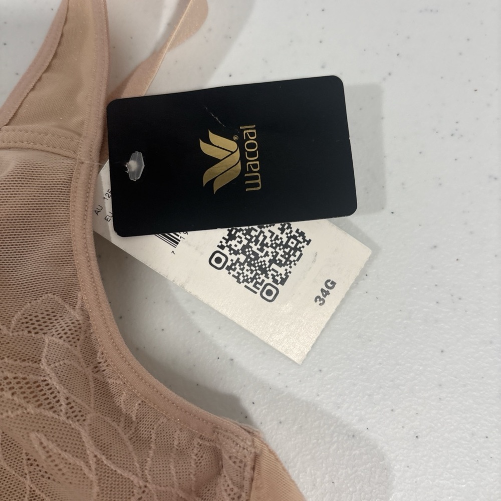 NWT Wacoal Light Nude Lace Underwire Bra - Picture 3 of 5